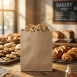 1/2 Kraft Long Flat Paper Bag