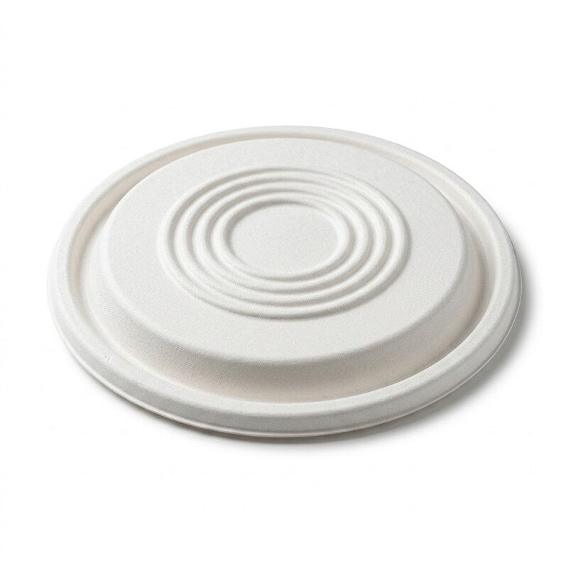 Zeropac Sugarcane Lid 24-40oz Multipurpose, sugarcane bagasse lid