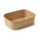 Zeropac 650ml kraft paper rectangular container, takeaway container