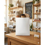 6F White Flat Paper Bag