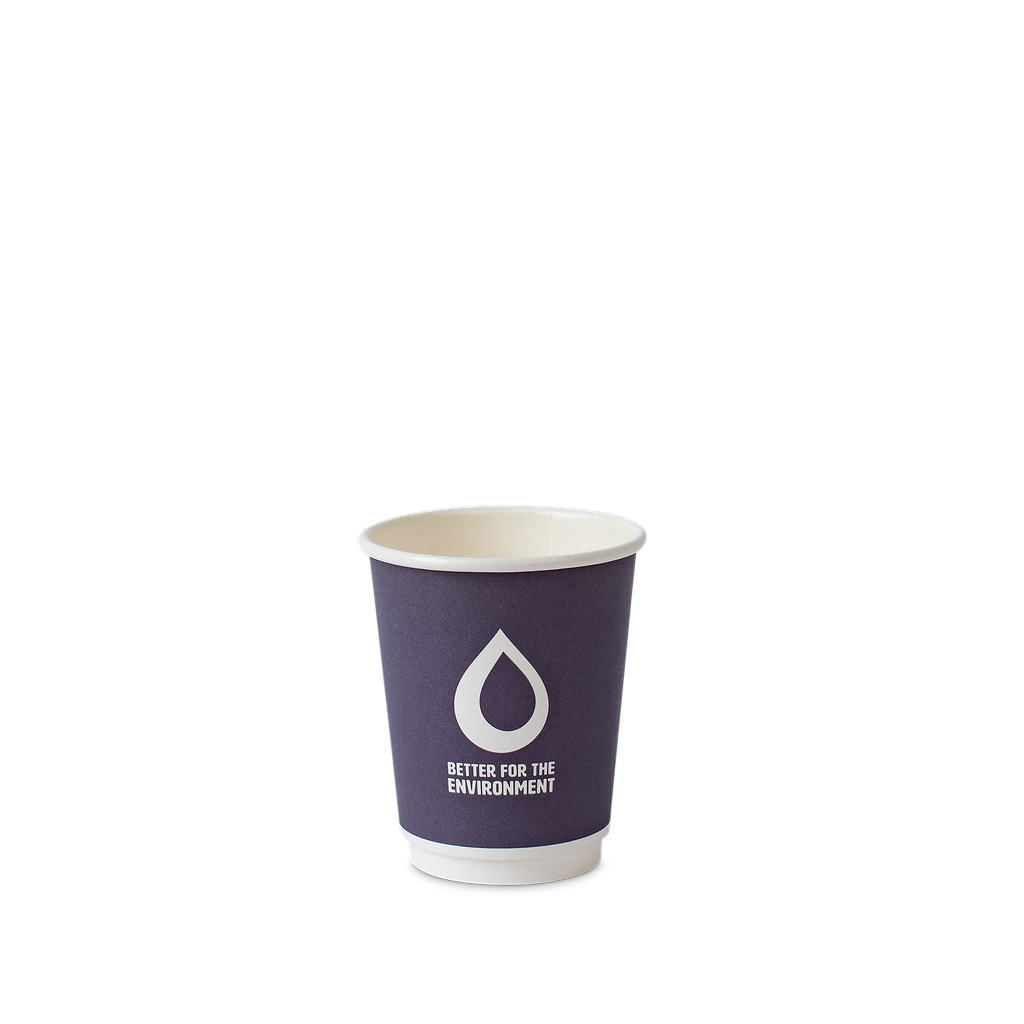 255ml / 8oz Aqueous Coated Paper Double Wall Cup-Zeropac