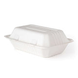 White 9" X 6" Clamshell - Zeropac