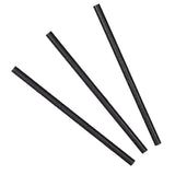 Paper Straw Cocktail Black Bulk Pack