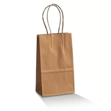 Brown Kraft Bag/Twisted Paper Handle- Baby-Zeropac