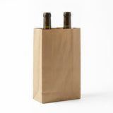 Double Bottle Brown Paper Bag