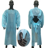 Large Blue Thumb Secure Gown
