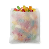 1/2 Square White Glassine Bag