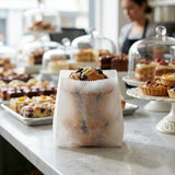 2 Square White Glassine Bag
