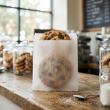 3 Flat White Glassine Bag