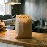 3 Long Brown Glassine Bag