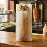 Kebab Bag White Glassine Bag