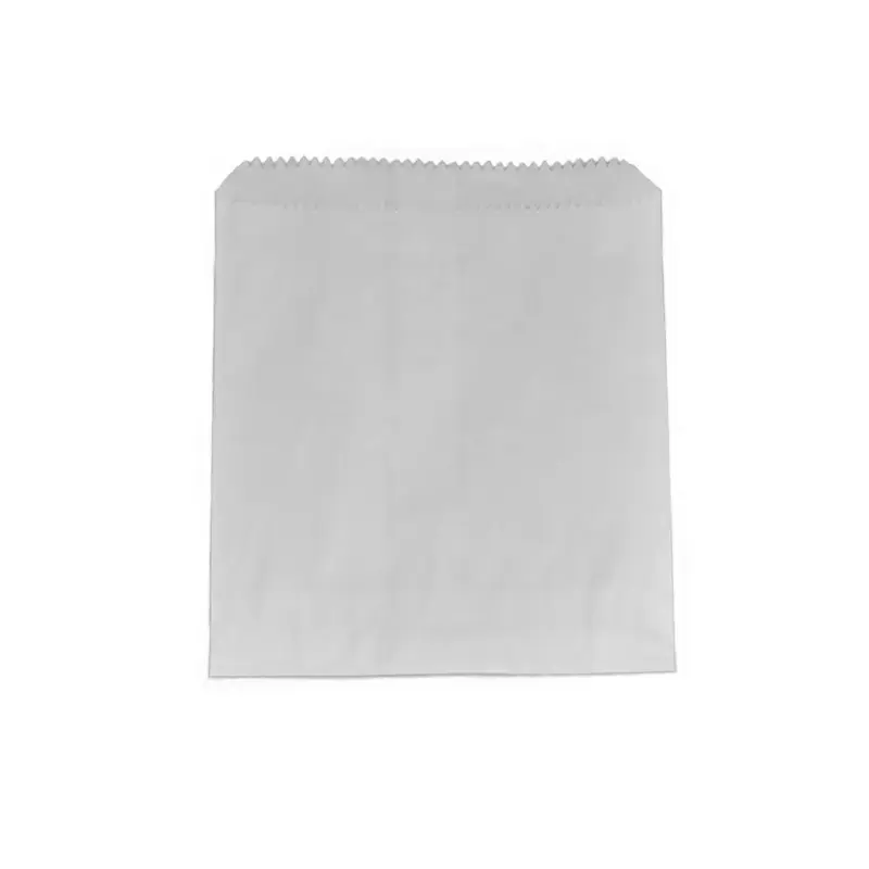 1 Square White Glassine Bags-Zeropac