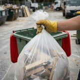 240 Litre Natural Wheelie Bin Liner Star Seal