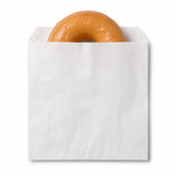 Long Sponge White Paper Bag