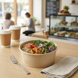 PLA Coated Bamboo Bowl 24oz