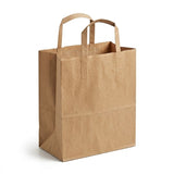 Paper Bag Flat Handle Small