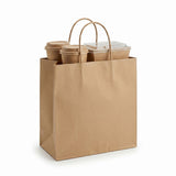 Paper Bag Twisted Handle Takeaway Medium