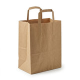 Paper Bag Flat Handle Takeaway