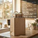 Paper Bag Flat Handle Takeaway