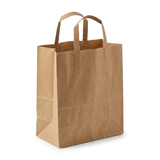 Paper Bag Flat Handle Medium
