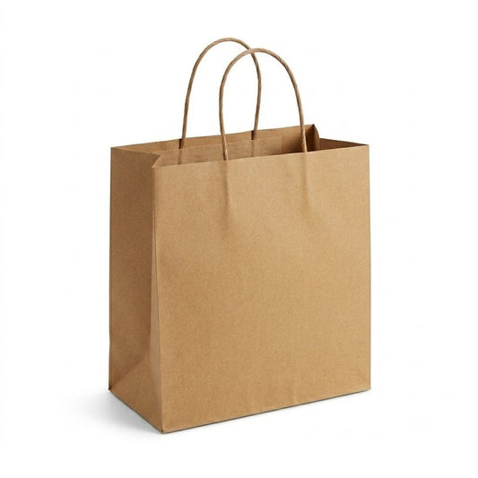 Paper Bag Twisted Handle Takeaway Large