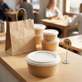 Paper Bowl Lid Paper Bowl Lid for PLA Coated Bamboo Bowl