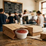 PET Lid for 1oz and 2oz Sugarcane Sauce Cups