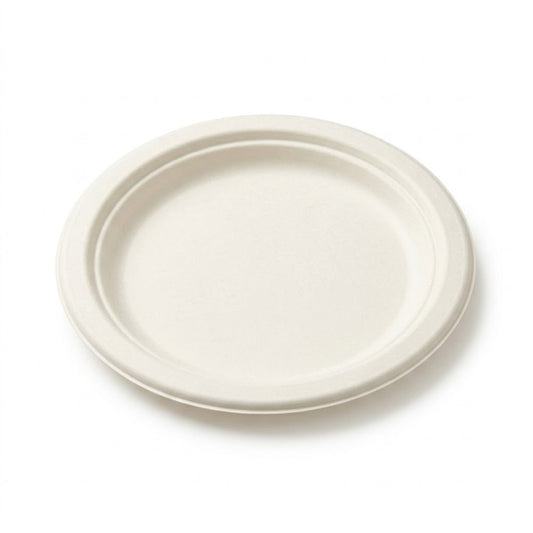 7" Sugarcane Round Plate