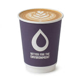12oz Double Wall Coffee Cup Aqueous