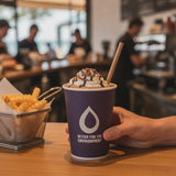 16oz Single Wall Coffee Cup Aqueous
