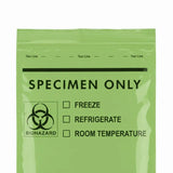Green Tearline Pathology Specimen Bag