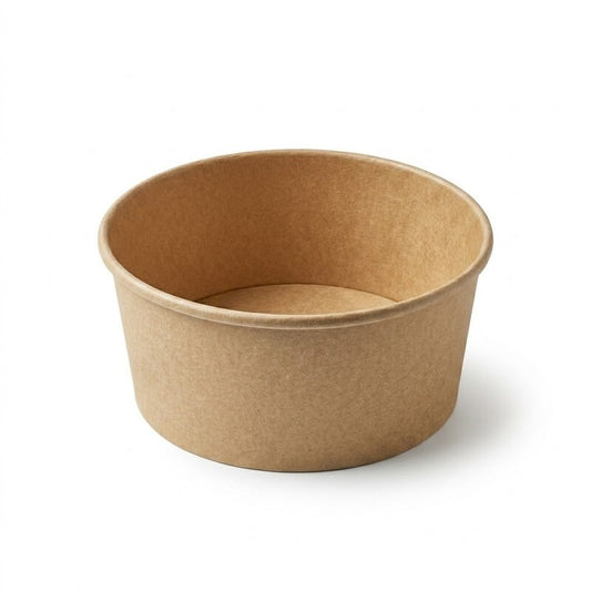 Zeropac Kraft Paper Bowl 25oz, kraft paper food bowl