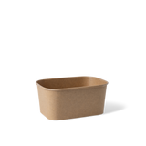 1 000ml Kraft Rectangular Container-Zeropac