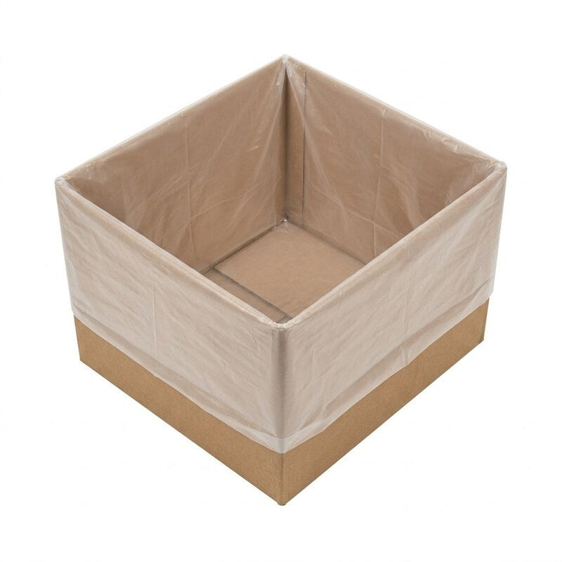 Zeropac Natural Carton Liner with kraft and plastic layers