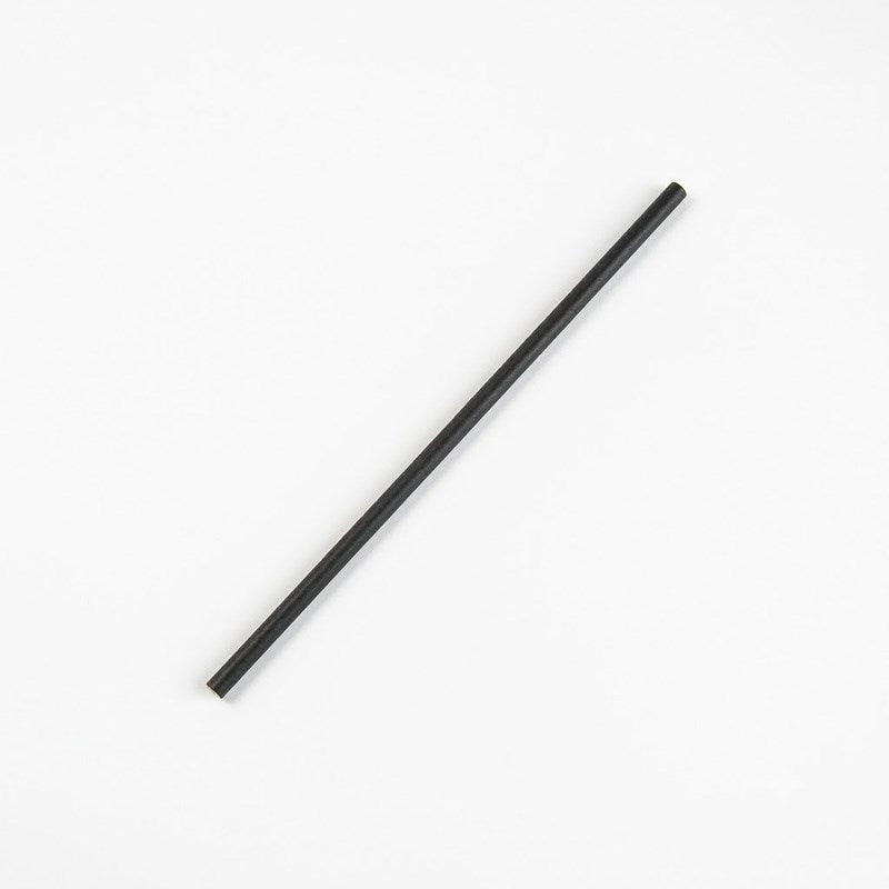 Zeropac Paper Straw Regular Black