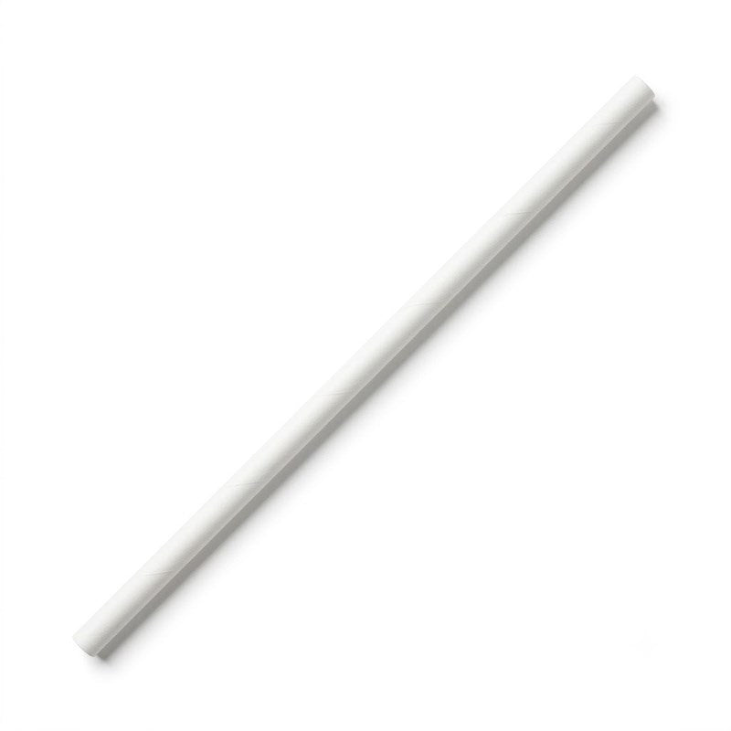 Zeropac Paper Straw Regular White
