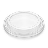 Zeropac PET Lid 150mm Clear Raised, PET plastic food lid