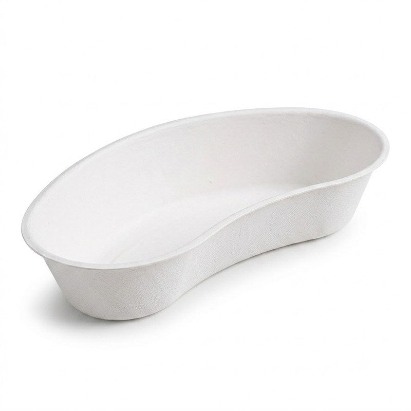 Zeropac White 700ml Kidney Dish, sugarcane bagasse