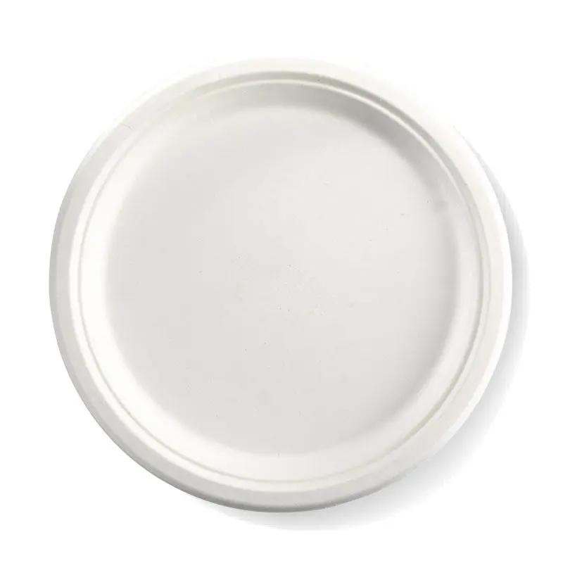 250mm / 10" Round Sugarcane Plate-Zeropac