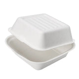 White 6" X 6" Clamshell-Zeropac
