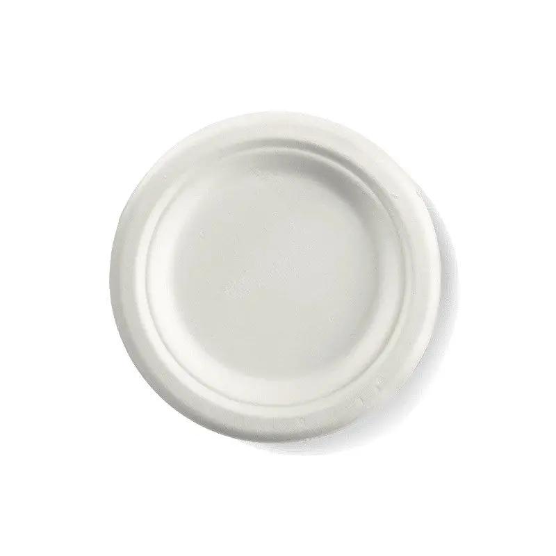 150mm / 6" Round Sugarcane Plate-Zeropac