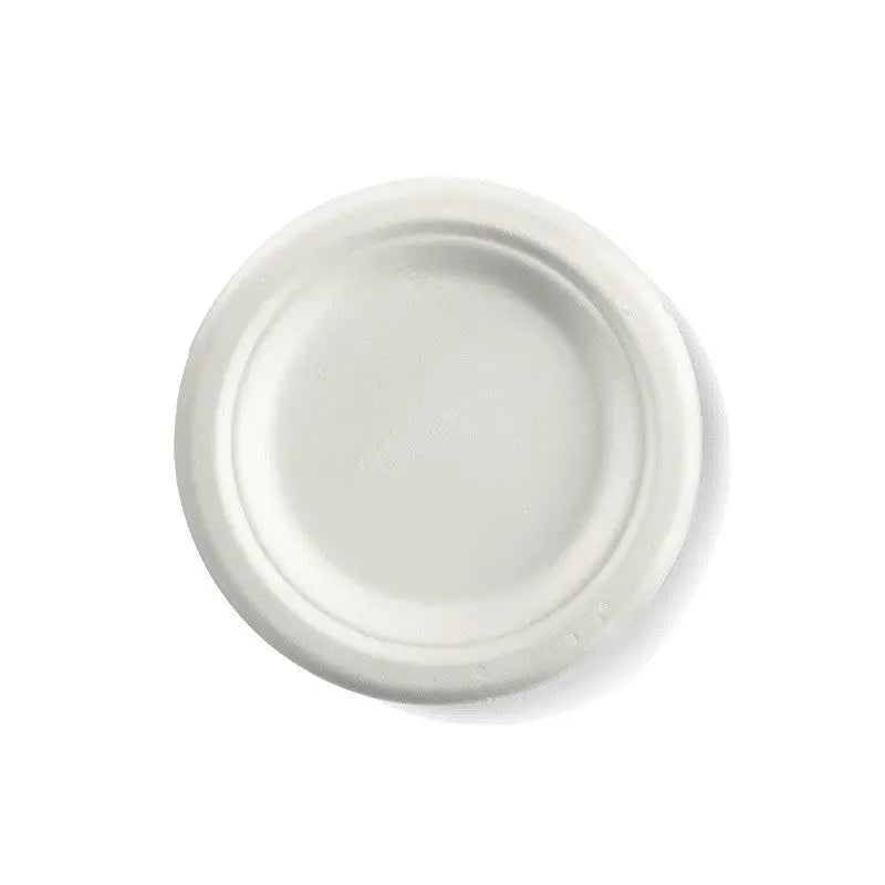 150mm / 6" Round Sugarcane Plate-Zeropac