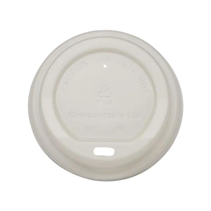 White 4oz CPLA Lid-Zeropac