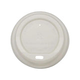 White 4oz CPLA Lid-Zeropac