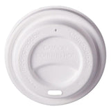 White 80mm Paper Lids-Zeropac