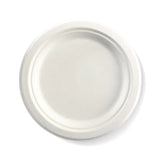 230mm / 9" Round Sugarcane Plate-Zeropac