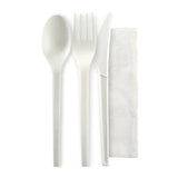 6.5" CPLA Cutlery Set-Zeropac