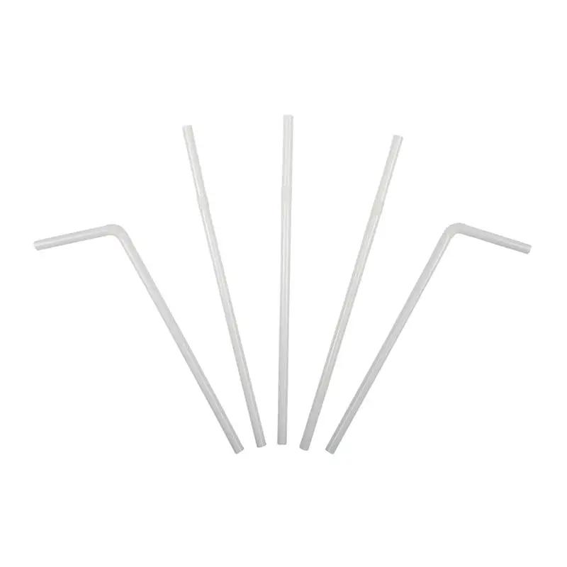 White Flexible Straw-Zeropac