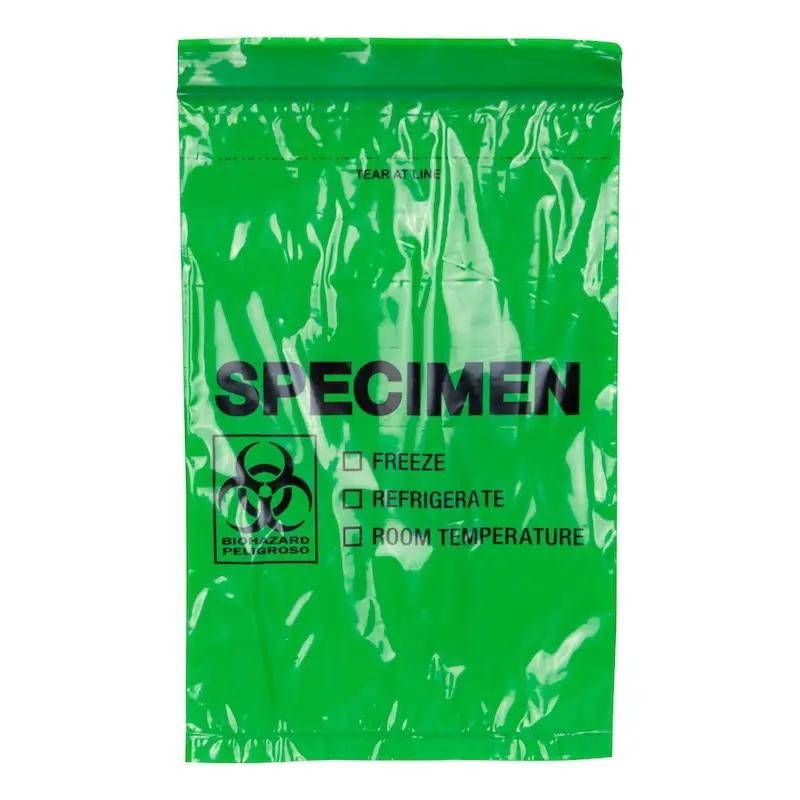 Green Tearline Pathology Specimen Bags-Zeropac