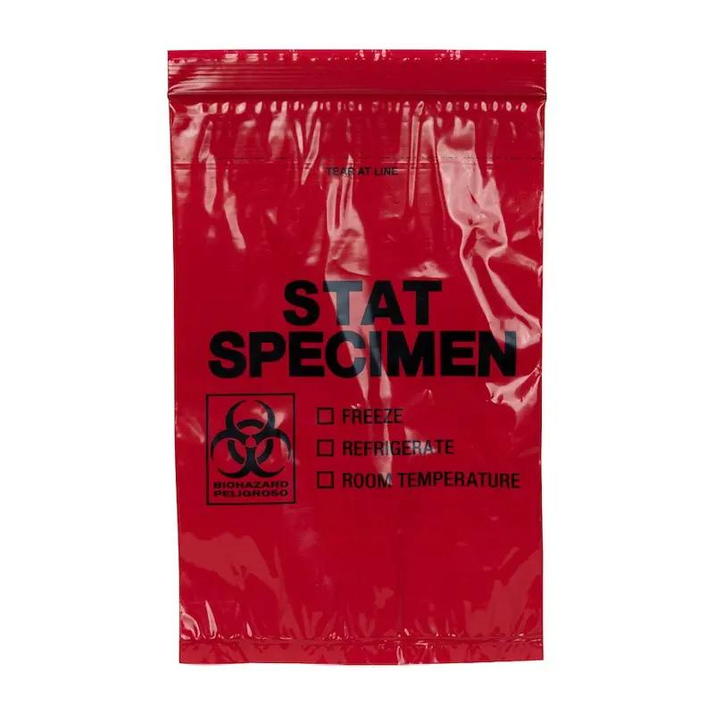 Red Tearline Pathology Specimen Bags-Zeropac
